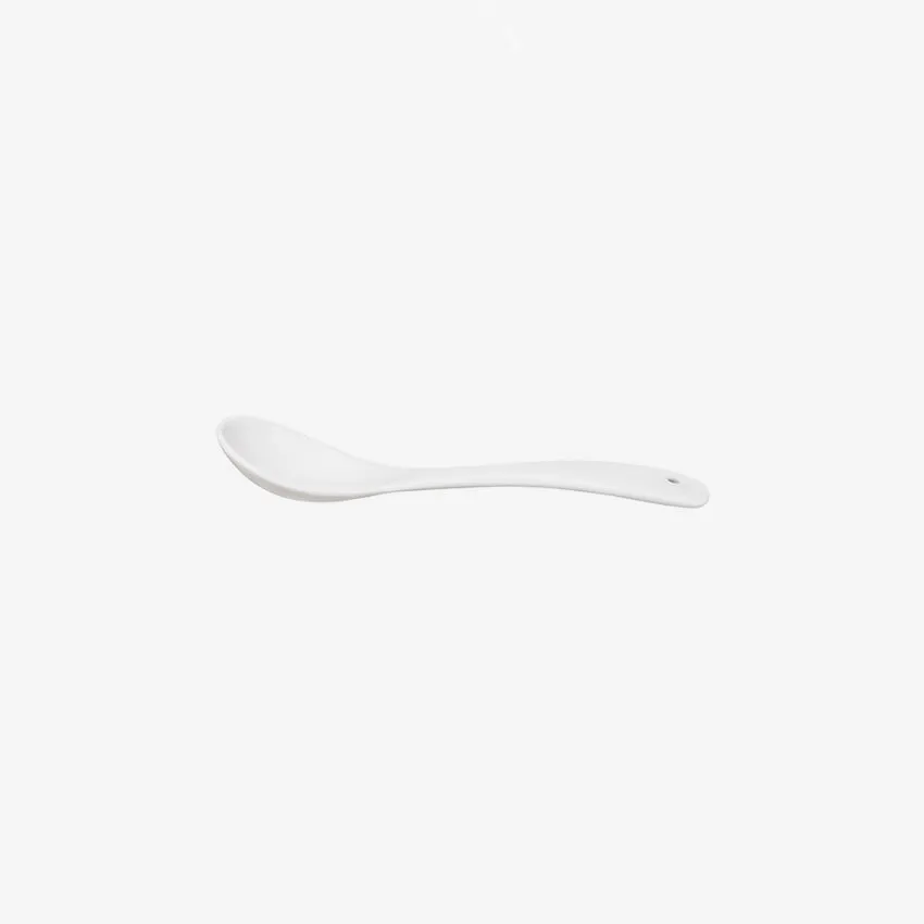 Asa Germany | Mini Porcelain Spoons - Set of 6 - White
