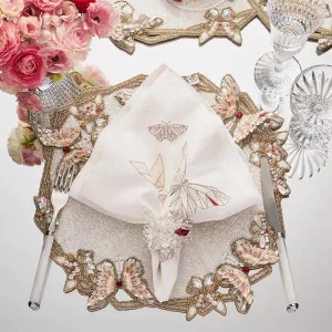 Baccarat X Kim Seybert | Diamant Butterflies Napkin - Set of 4