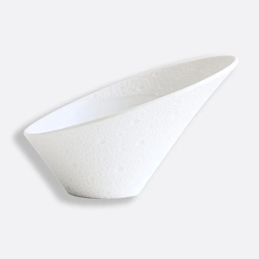 Bernardaud | Ecume Asymmetric Salad Bowl