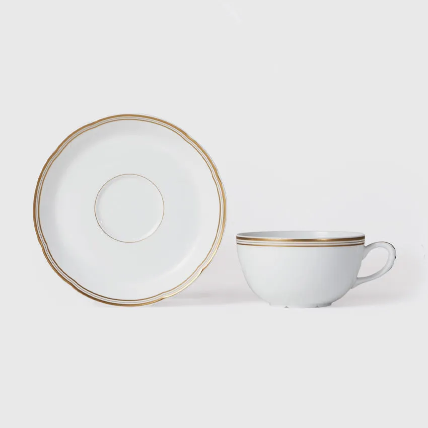 Bernardaud | Pompadour Tea Cup & Saucer