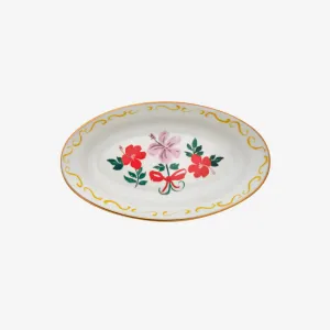 Bitossi Home | Con Amore Oval Tray - Fiore Fiocco