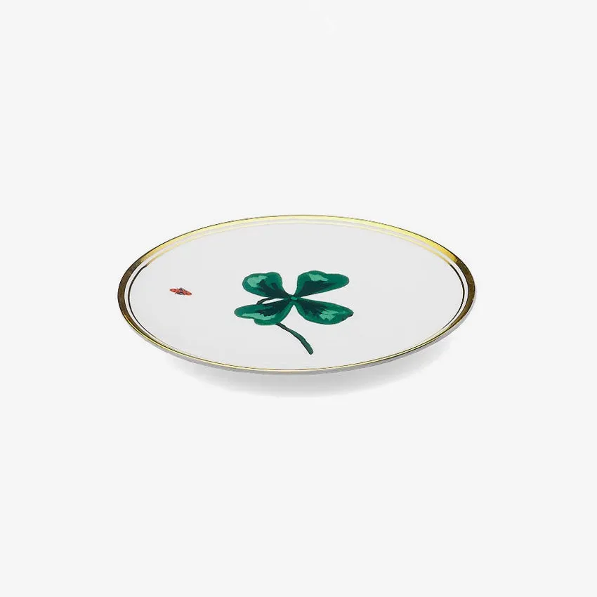 Bitossi Home | La Tavola Scomposta Plate - Clover