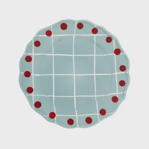 Bitossi Home | Quadri Pois Rim Dinner Plate