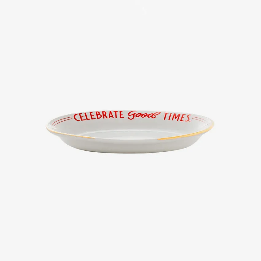 Bitossi Home | The Club Oval Tray - Good Times