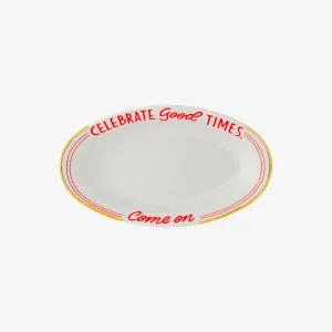Bitossi Home | The Club Oval Tray - Good Times