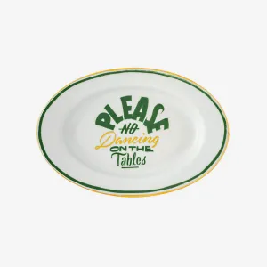 Bitossi Home | The Club Oval Tray - No Dancing