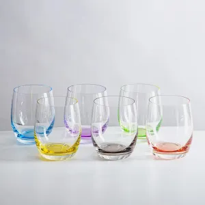 Bohemia | Rainbow Tumblers - Set of 6