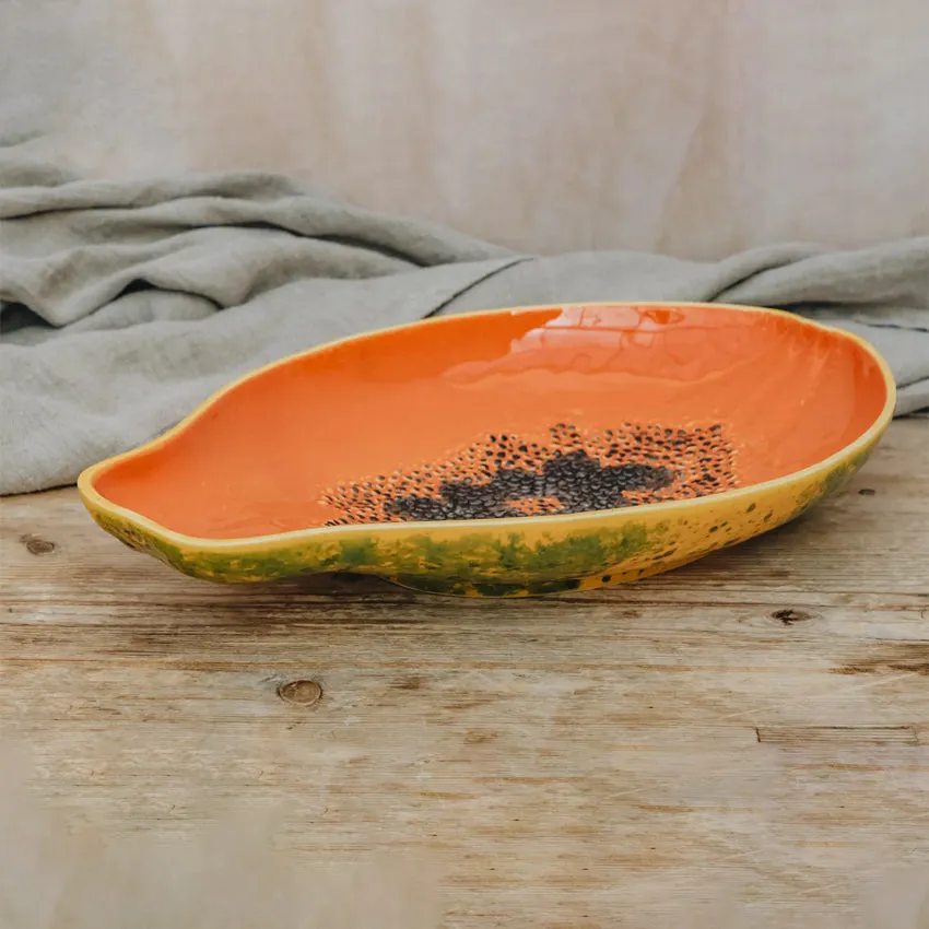 Bordallo Pinheiro | Tropical Fruits Papaya Platter
