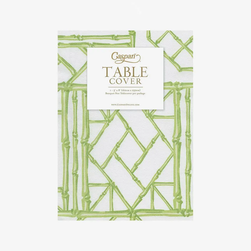 Caspari | Bamboo Screen Paper Linen Airlaid Table Cover