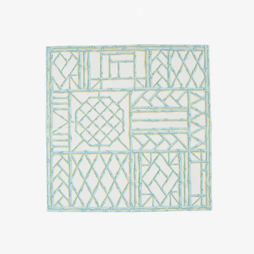 Caspari | Bamboo Screen Paper Linen Napkin