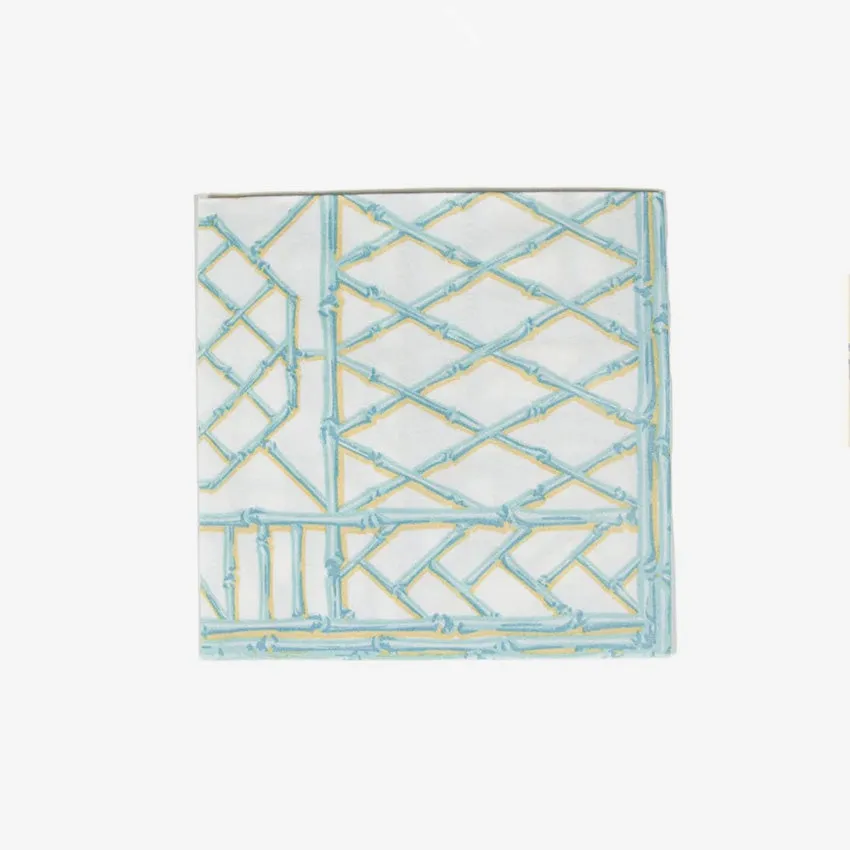 Caspari | Bamboo Screen Paper Linen Napkin