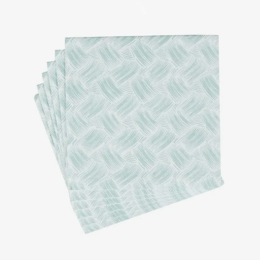 Caspari | Basketry Paper Linen Napkin