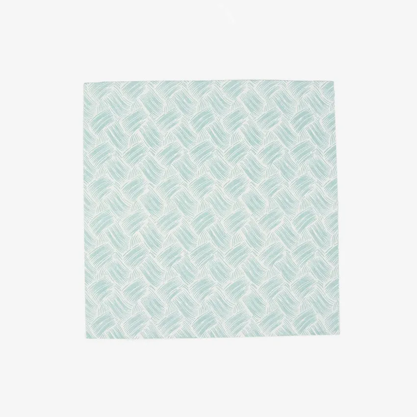 Caspari | Basketry Paper Linen Napkin
