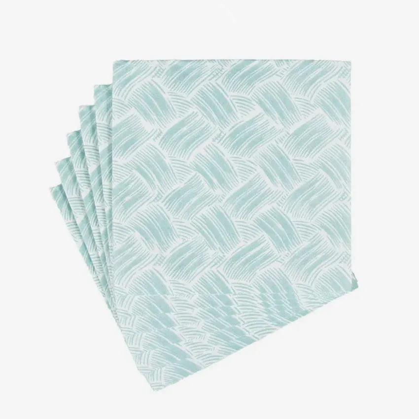 Caspari | Basketry Paper Linen Napkin