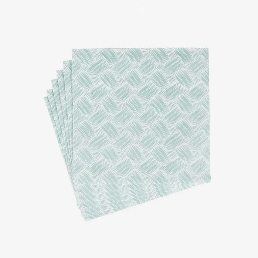 Caspari | Basketry Paper Linen Napkin