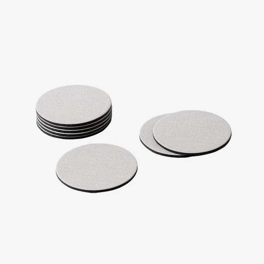 Caspari | Classic Canvas Round Coasters