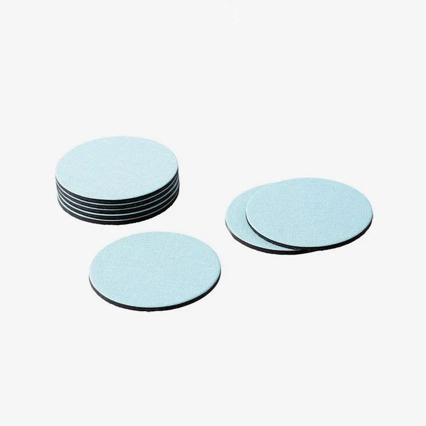Caspari | Classic Canvas Round Coasters