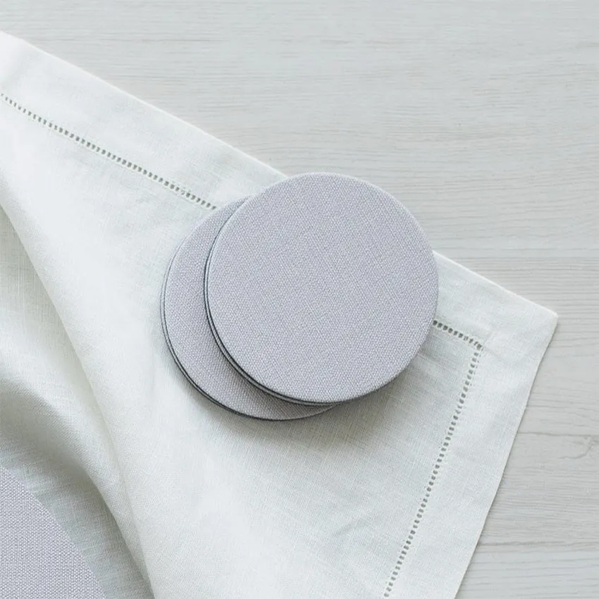 Caspari | Classic Canvas Round Coasters