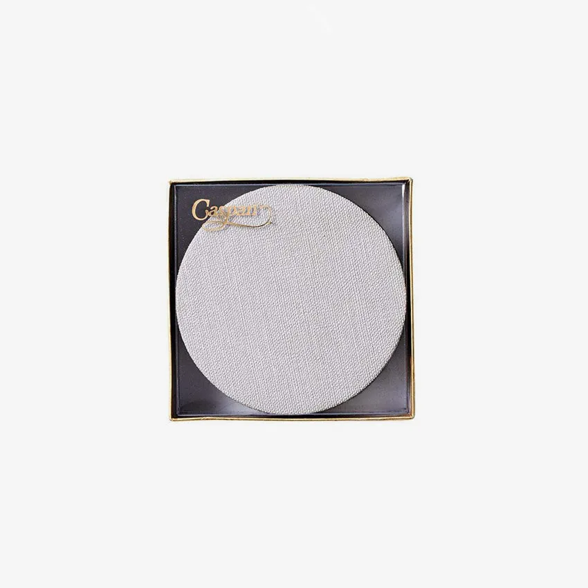 Caspari | Classic Canvas Round Coasters
