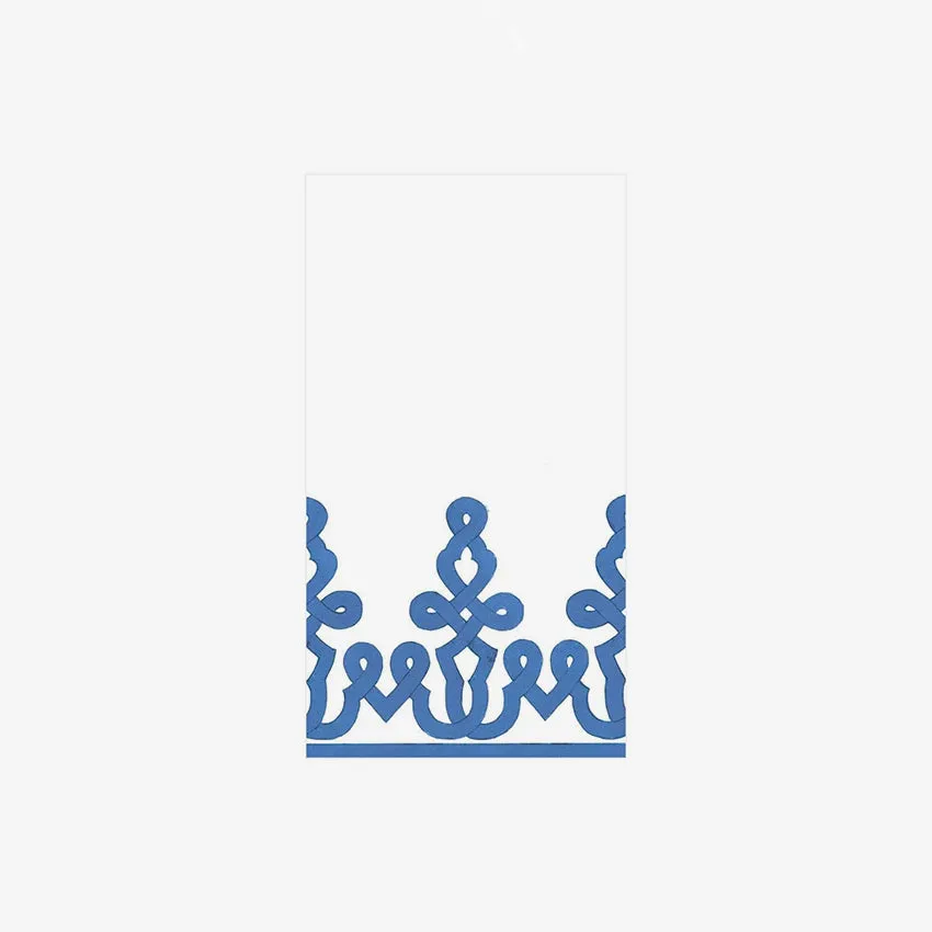 Caspari | Dessin Passementerie Riviera Blue Napkin
