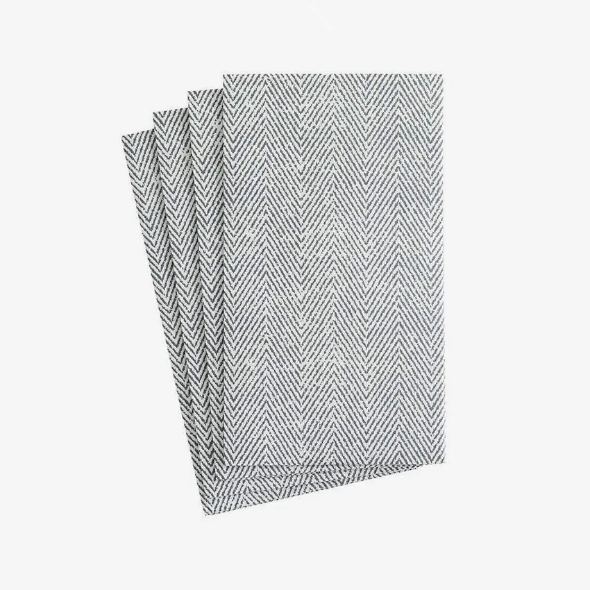 Caspari | Flax/Jute Paper Linen Napkins