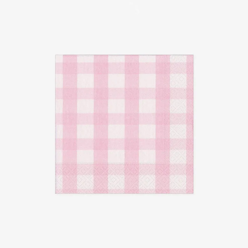 Caspari | Gingham Napkin