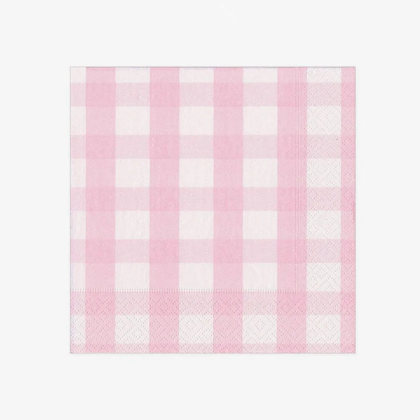 Caspari | Gingham Napkin