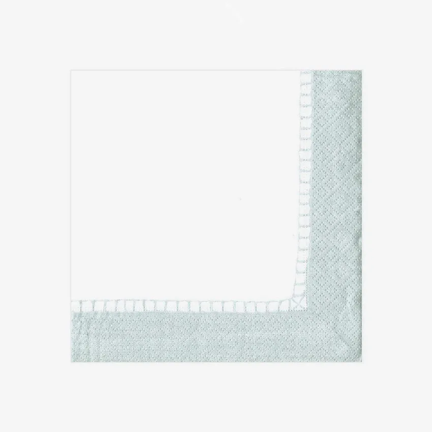 Caspari | Linen Border Paper Napkin