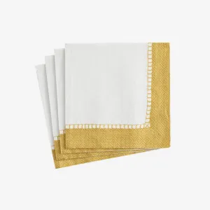 Caspari | Linen Border Paper Napkin
