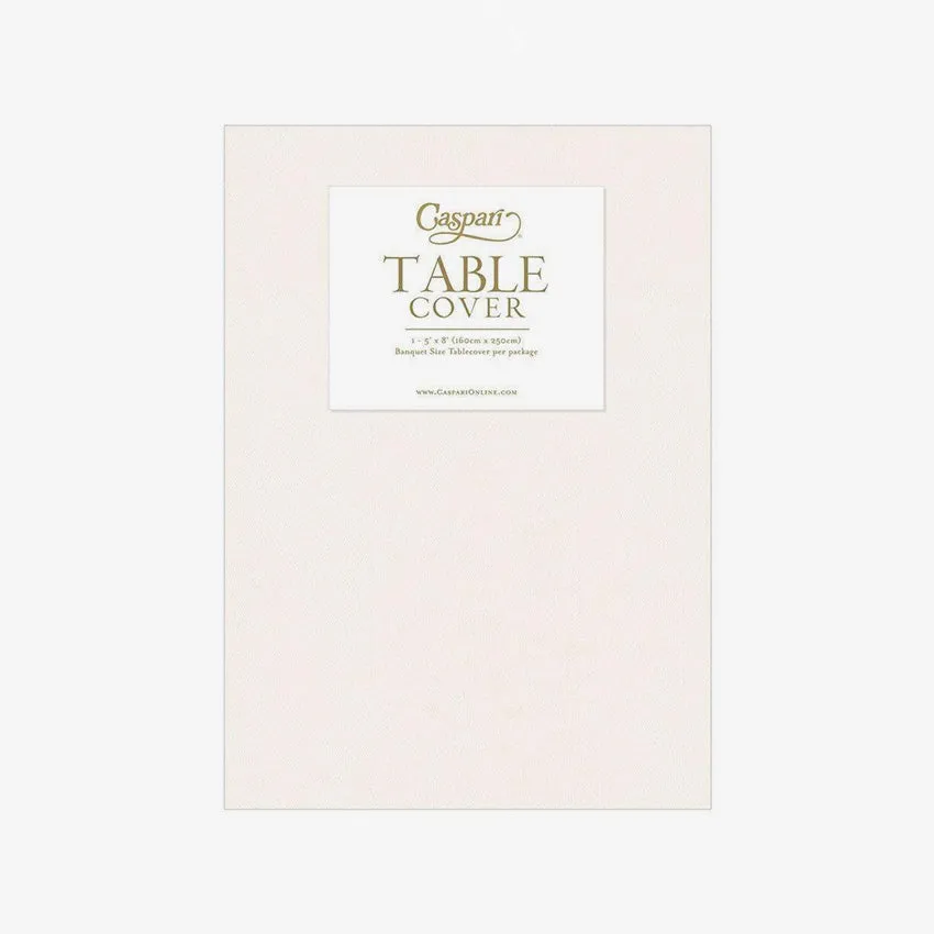 Caspari | Paper Linen Solid Tablecover - Ivory