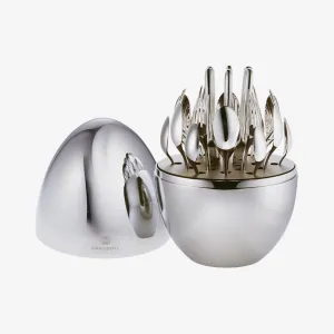 Christofle | 24-Pc Silver-plated Mood Easy Flatware Set