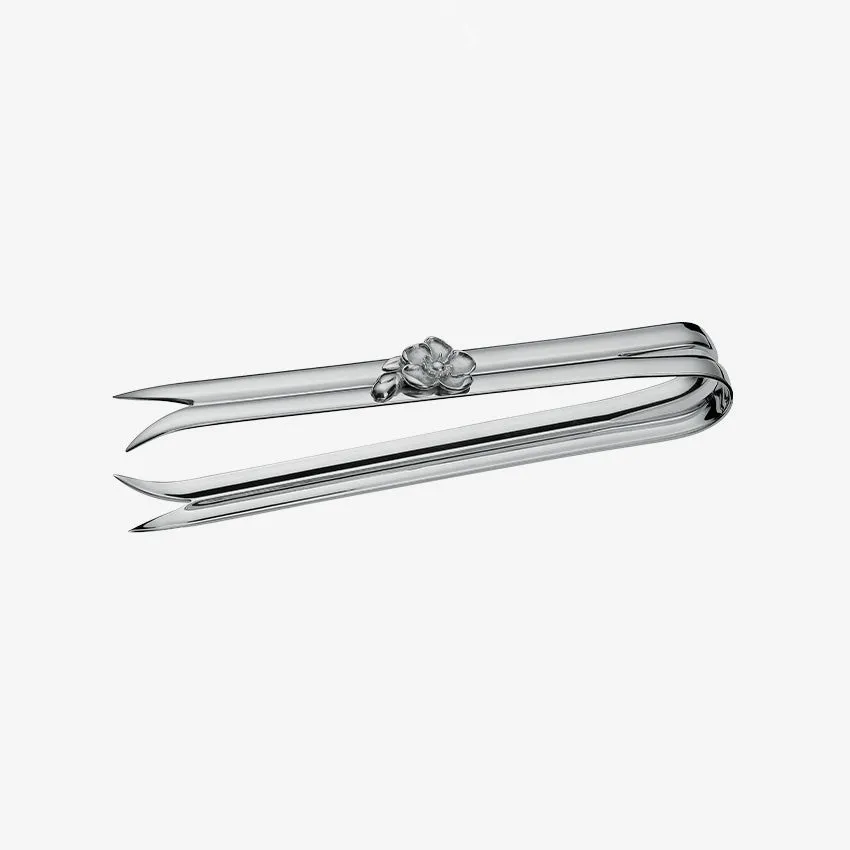 Christofle | Anemone-Belle poque Silver-Plated Ice Tongs