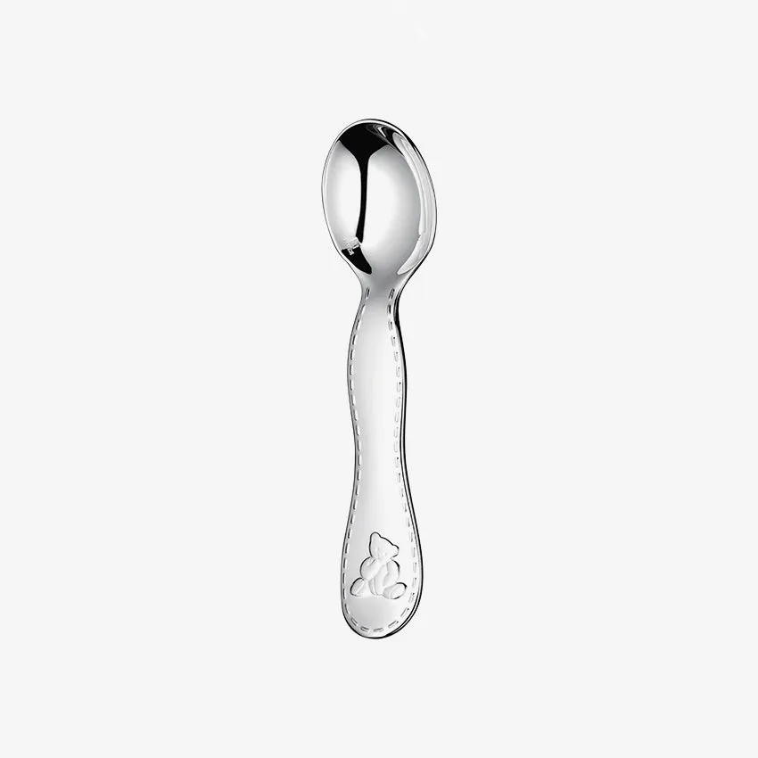 Christofle | Silver-Plated Charlie Bear Baby Spoon
