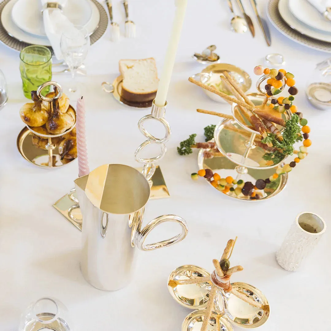 Christofle | Silver-Plated Vertigo Water Pitcher with Handle