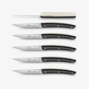 Claude Dozorme | Thiers Bastide Shadow Steak Knives - Box of 6