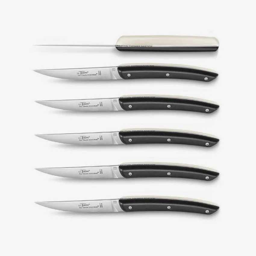 Claude Dozorme | Thiers Bastide Shadow Steak Knives - Box of 6