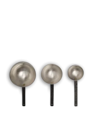 Ferm Living Obra Measuring Spoons Set Of 3 Stainless Steel