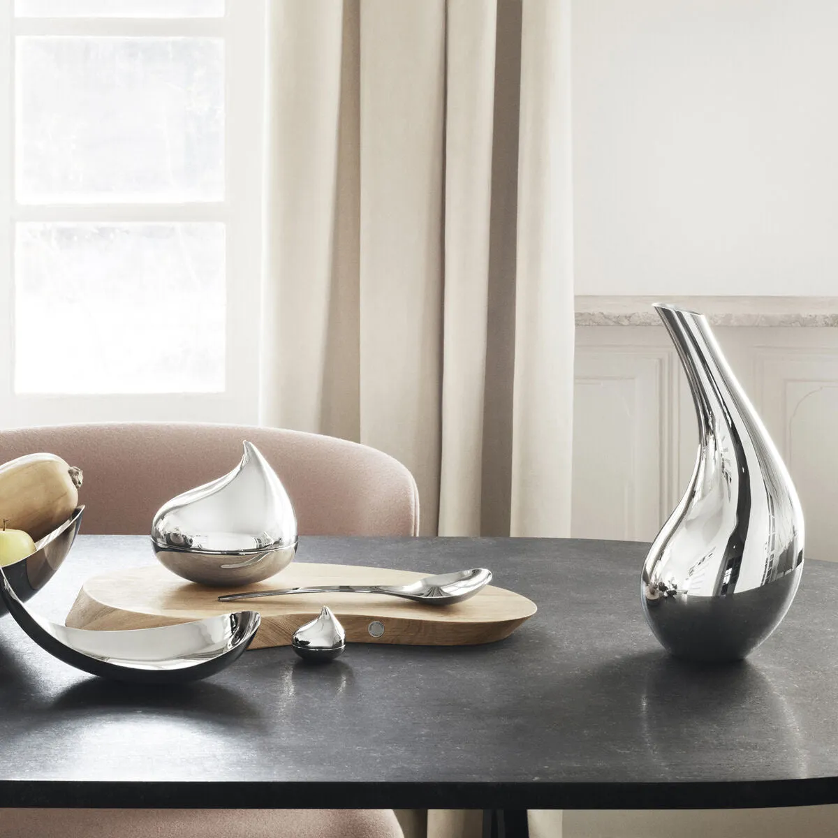 Georg Jensen | Bloom Serving Spoon Set of 2 - Silver