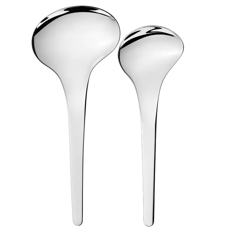 Georg Jensen | Bloom Serving Spoon Set of 2 - Silver