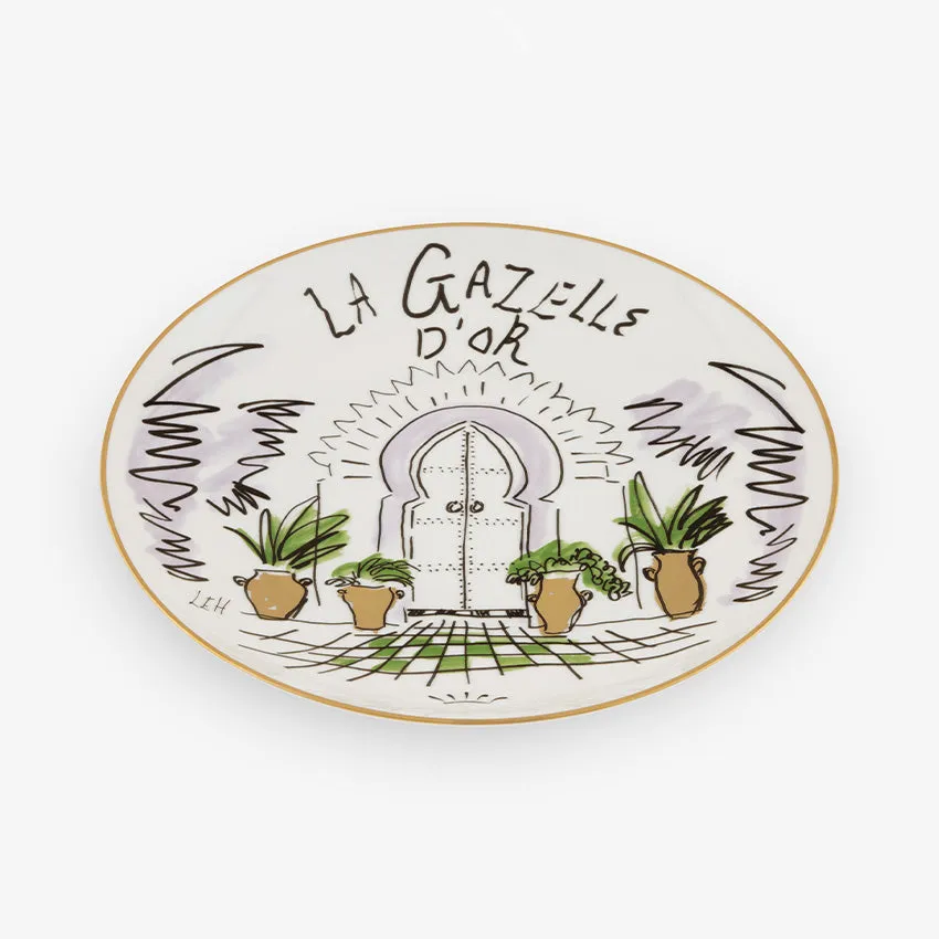 Ginori 1735 | Profumi Luchino Plate - La Gazelle D'Or