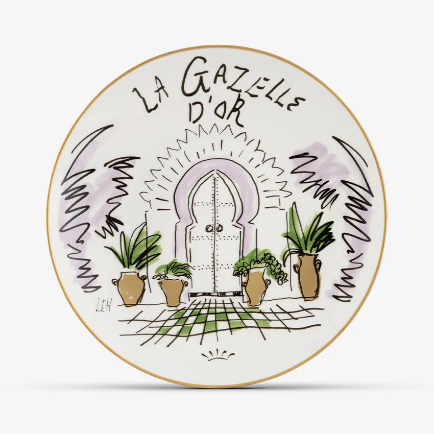 Ginori 1735 | Profumi Luchino Plate - La Gazelle D'Or