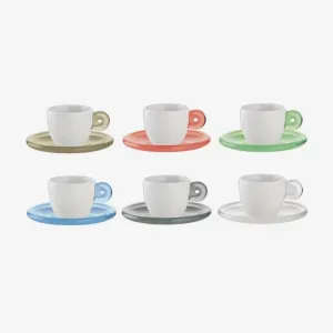 Guzzini | Gocce Espresso Cups With Saucers