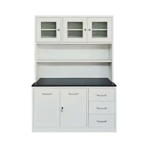 Home Basics Metal Kitchen Cabinet with Shelve L1200 x W420 x H1850mm