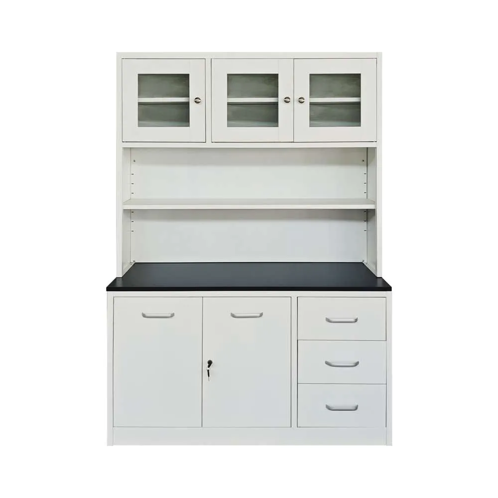 Home Basics Metal Kitchen Cabinet with Shelve L1200 x W420 x H1850mm