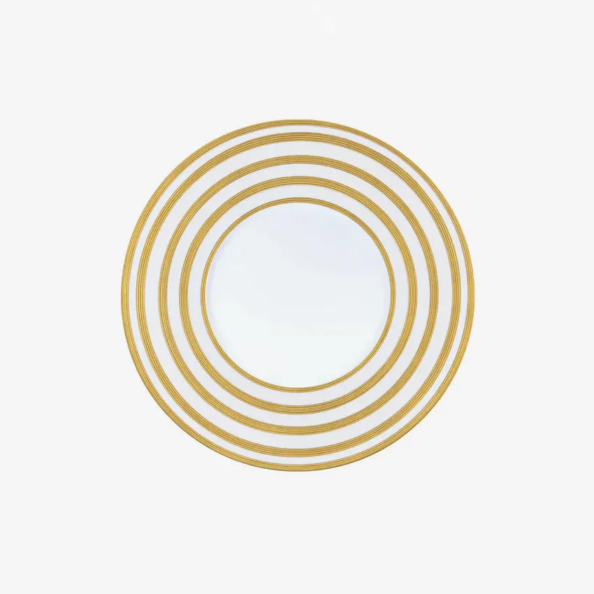 J.L. Coquet | Hemisphere Gold Stripes Bread & Butter - 16cm