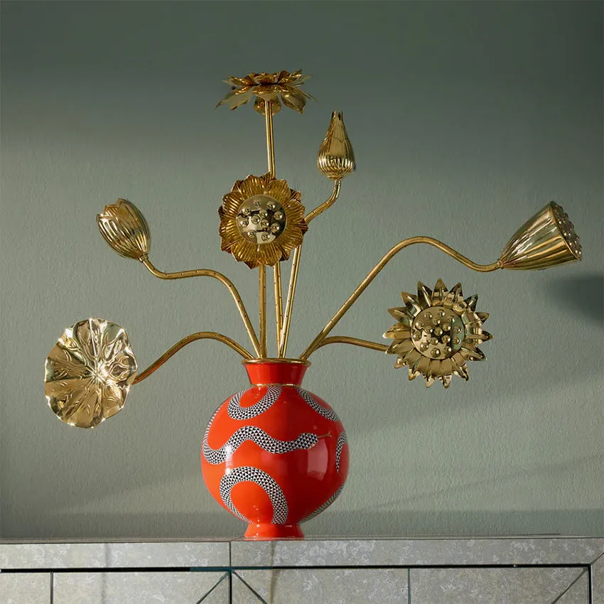 Jonathan Adler | Eden Round Vase - Red