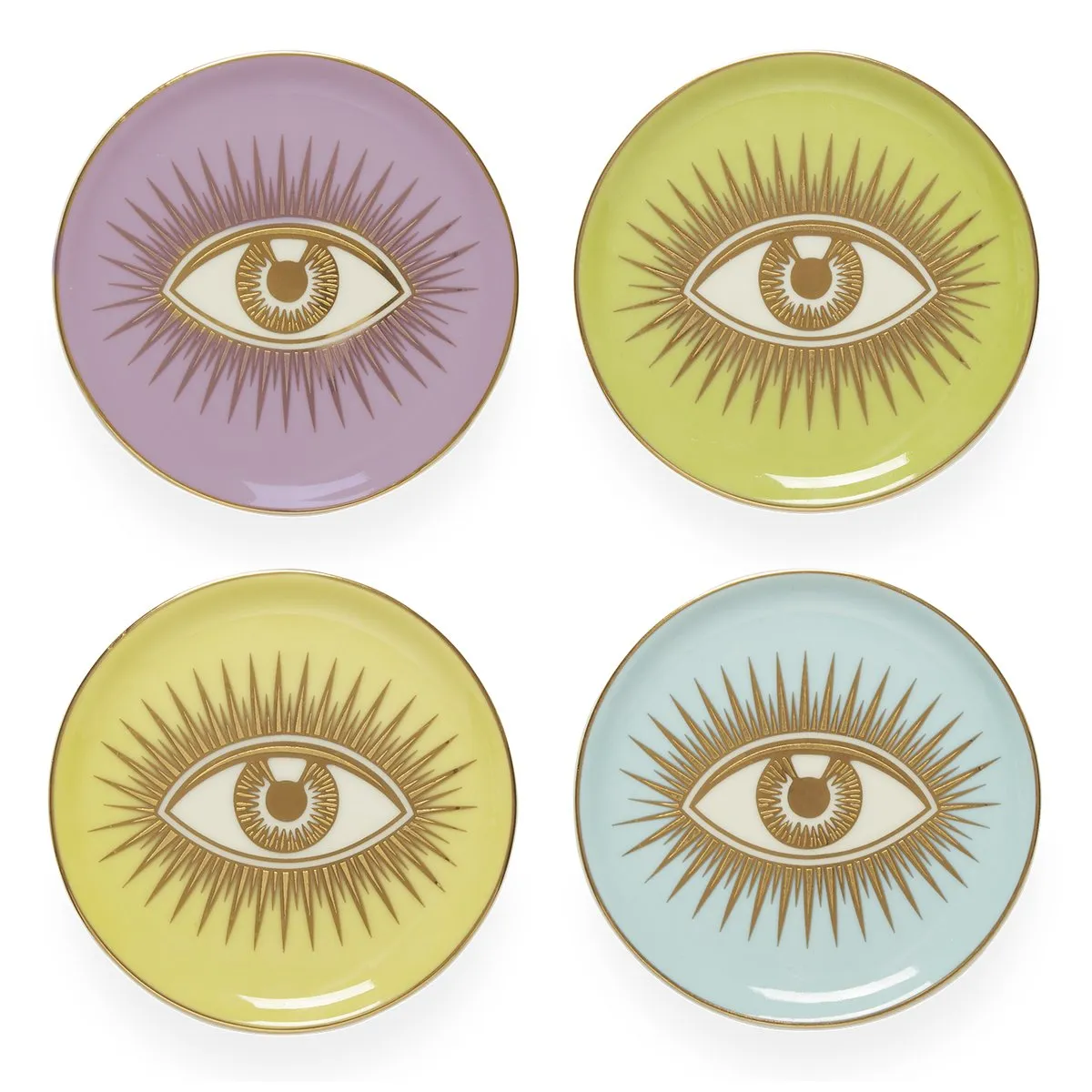 Jonathan Adler | Le Wink Coaster Set - Multicolor