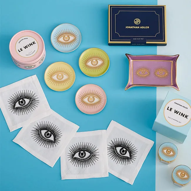 Jonathan Adler | Le Wink Coaster Set - Multicolor