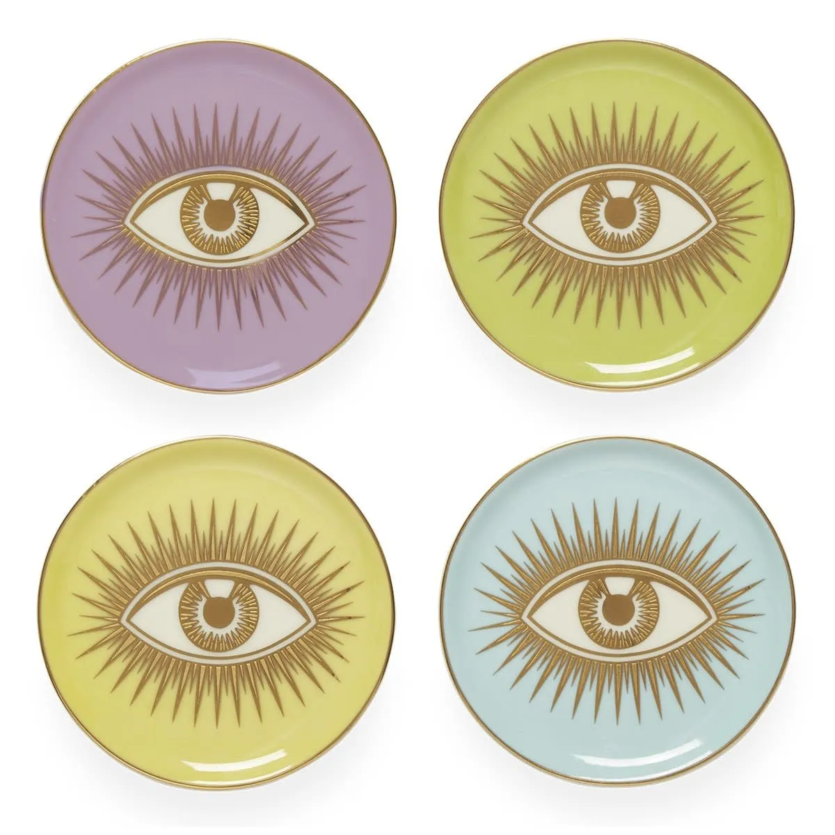 Jonathan Adler | Le Wink Coaster Set - Multicolor