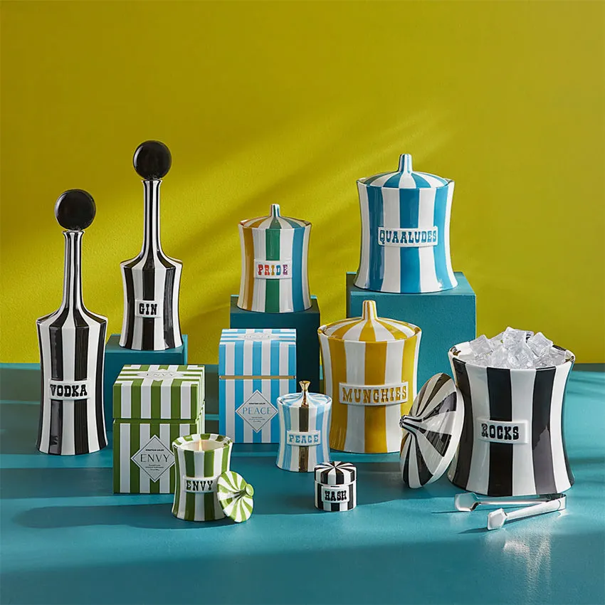 Jonathan Adler | Vice Ice Bucket Rocks Black/White